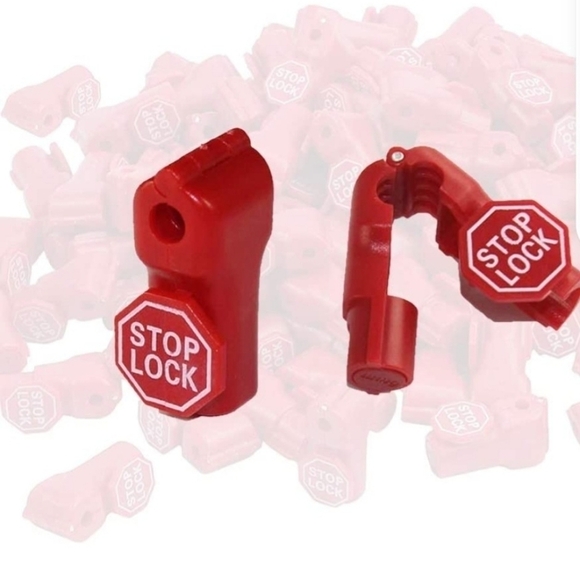 10-PACK RETAIL SECURITY 6mm STOP LOCKS  DISPLAY/ PEG HOOK ANT-THEFT/ ANTI-SWEEP - Picture 1 of 5